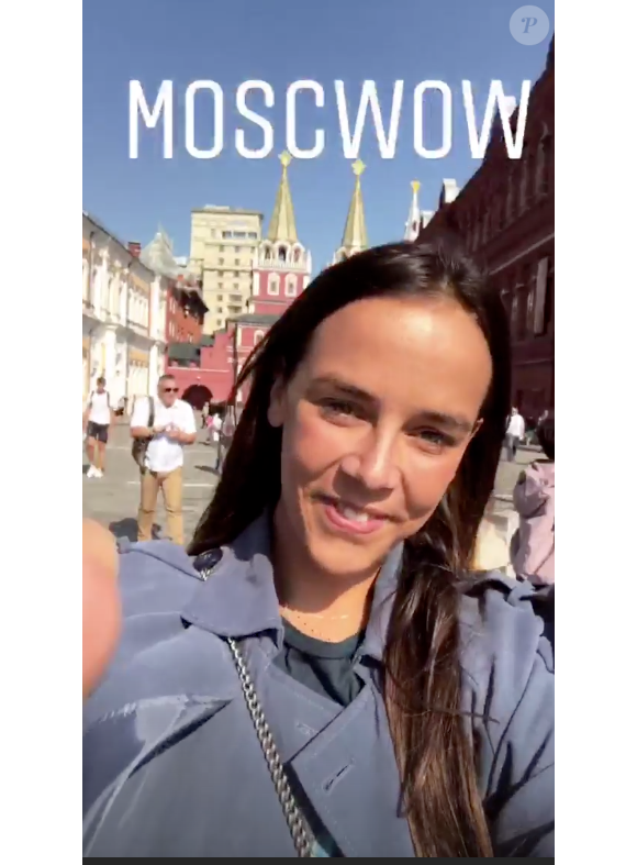 Pauline Ducruet à Moscou (avec Chanel Bakkouche), image extraite de sa story Instagram, septembre 2018.