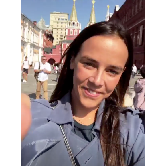 Pauline Ducruet à Moscou (avec Chanel Bakkouche), image extraite de sa story Instagram, septembre 2018.