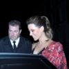 Kate Beckinsale quitte la soirée "2018 GQ Men of the Year Awards" à Londres le 5 septembre 2018.