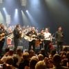 Rey, Babato, Kema, Joseph Gautier, Mounin et Chico - Chico & The Gypsies en concert à l'Olympia à Paris, le 15 avril 2014.