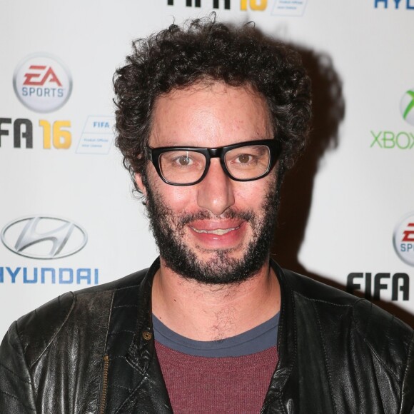 Emmanuel Levy (Manu Levy) - Soirée de lancement du jeu vidéo "FIFA 2016" au Faust à Paris, le 21 septembre 2015.