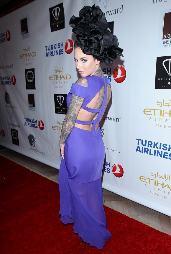 Christy Mack en septembre 2014 lors d'un gala contre les violences conjugales à Los Angeles.