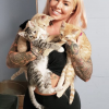 Christy Mack, avocate de la cause animale, photo Instagram septembre 2018.