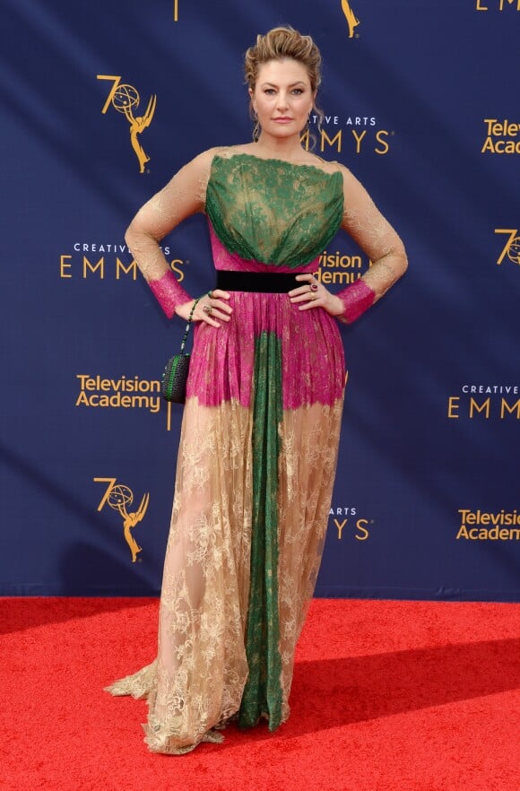 Madchen Amick aux Primetime Creative Arts Emmy Awards au Microsoft Theater à Los Angeles, le 9 septembre 2018.