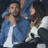 Hugo Lloris et sa femme Marine dans les tribunes lors de la Ligue des nations opposant la France aux Pays-Bas, au Stade de France, à Saint-Denis, Seine Saint-Denis, France, le 9 septembre 2018. La France a gagné 2-1. © Cyril Moreau/Bestimage