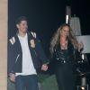 Exclusif - Mariah Carey et son compagnon Bryan Tanaka quittent le restaurant Nobu à Malibu le 10 juin 2018.