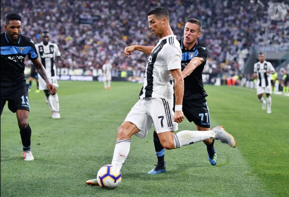 Cristiano Ronaldo lors du match Juventus Turin - Lazio Rome. Septembre 2018.