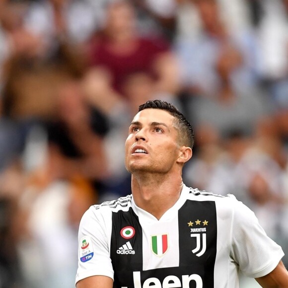 Cristiano Ronaldo lors du match de Série A, Juventus contre la Lazio à l'Allianz Stadium à Turin, la Juventus remporte le macth 2 à 0, à Turin, le 25 août 2018