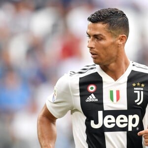 Cristiano Ronaldo lors du match de Série A, Juventus contre la Lazio à l'Allianz Stadium à Turin, la Juventus remporte le macth 2 à 0, à Turin, le 25 août 2018