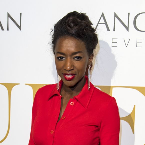 Hapsatou Sy - Couture Ball by Langman Events" Closing Fashion week en Présence de Madame A. Laffont aux platines au Mona Bismarck American Center à Paris , le 26 janvier 2018. © Pierre Perusseau/Bestimage