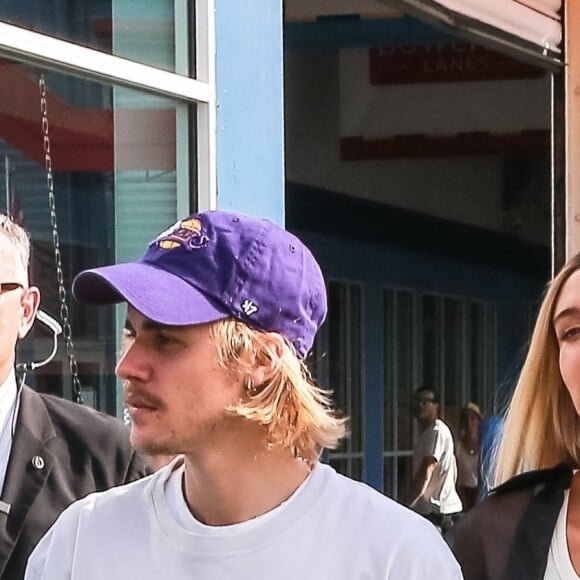 Justin Bieber et Hailey Baldwin se rendent au défilé John Elliot Fashion lors de la Fashion Week de New York City, New York, Etats-Unis, le 6 septembre 2018.