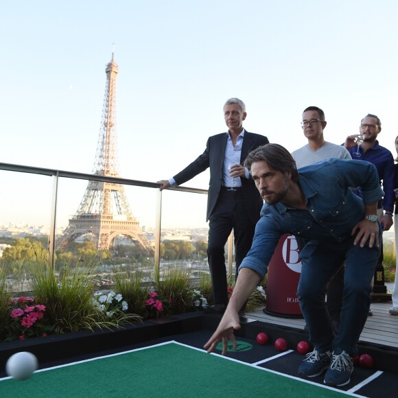 Exclusif - Anthony Dupray - 1er Trophée Shangri-La de pétanque by Boboules à l'hôtel Shangri-La à Paris, le 17 septembre 2018. © Giancarlo Gorassini/Bestimage