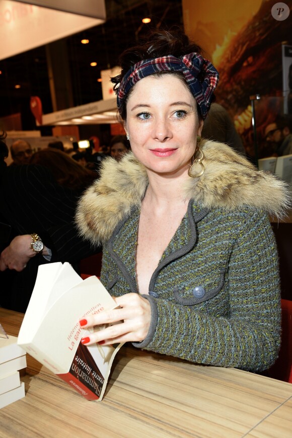 Hélène Grémillon - 34e édition du salon du livre à la Porte de Versailles à Paris le 23 mars 2014.