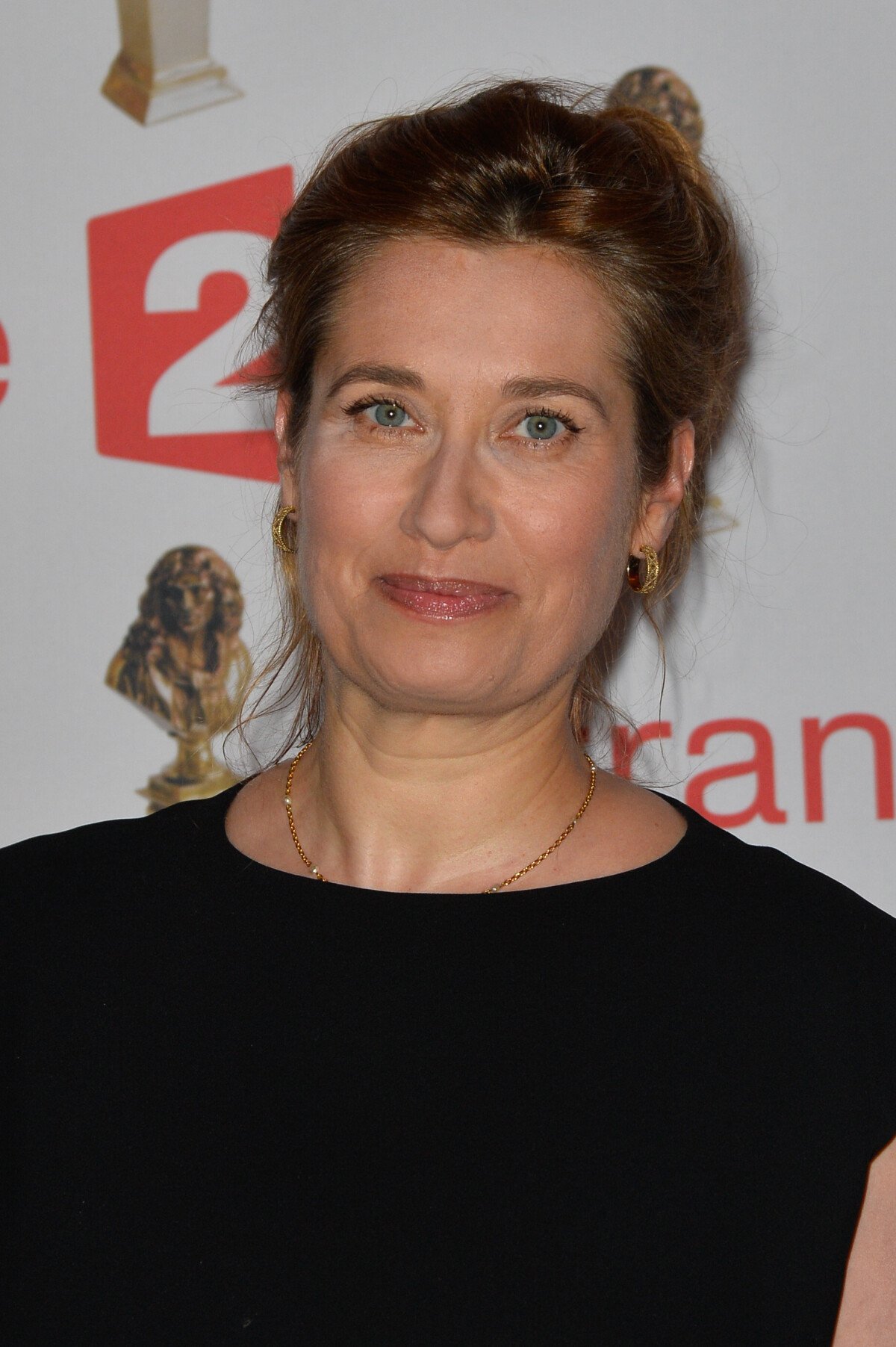Photo : Emmanuelle Devos - 29ème cérémonie des Molières 2017 aux Folies ...