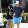 Bruce Jenner est allé déjeuner avec sa fille Kylie dans un restaurant de sushis à Malibu. Le 27 septembre 2014.