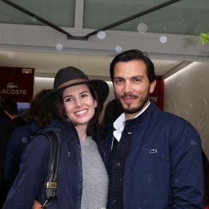 Louise Monot et son compagnon Samir Boitard - People au village des Internationaux de Tennis de Roland Garros le 31 mai 2016. © Dominique Jacovides / Bestimage C