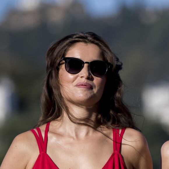 Laetitia Casta et Lily-Rose Depp au photocall de "L'homme Fidèle" au 66ème Festival du Film de Saint-Sébastien, le 22 septembre 2018.