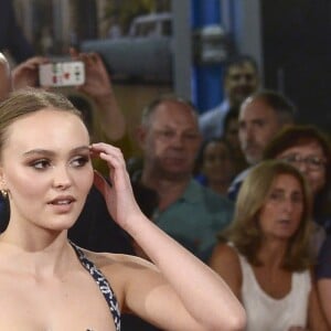 Lily-Rose Depp - Les célébrités arrivent à la première du film 'A Faithful Man' lors du 66ème festival du film de San Sebastian en Espagne le 22 septembre 2018.