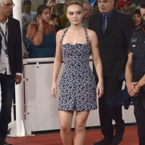 Lily-Rose Depp - Les célébrités arrivent à la première du film 'A Faithful Man' lors du 66ème festival du film de San Sebastian en Espagne le 22 septembre 2018.