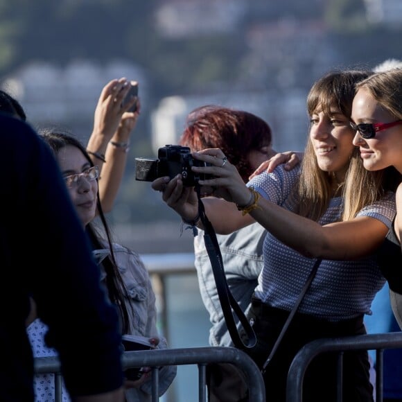 Lily-Rose Depp au photocall de "L'homme Fidèle" au 66ème Festival du Film de Saint-Sébastien, le 22 septembre 2018.