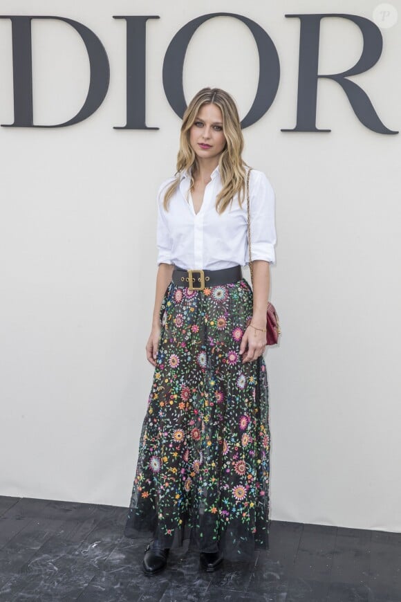 Melissa Benoist - Défilé de mode "Christian Dior" prêt-à-porter printemps-été 2019 à Paris. Le 24 septembre 2018 © Olivier Borde / Bestimage