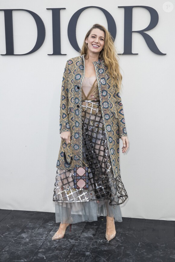 Blake Lively - Défilé de mode "Christian Dior" prêt-à-porter printemps-été 2019 à Paris. Le 24 septembre 2018 © Olivier Borde / Bestimage