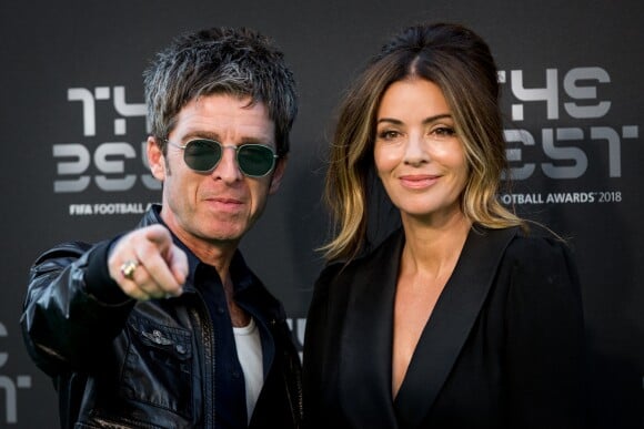 Noel Gallagher et sa femme Sara MacDonald lors de la cérémonie des Best Fifa Awards 2018 au Royal Festival Hall à Londres, le 25 septembre 2018. © Cyril Moreau/Bestimage