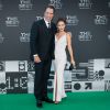 David Seaman et sa femme Frankie Poultney lors de la cérémonie des Best Fifa Awards 2018 au Royal Festival Hall à Londres, le 25 septembre 2018. © Cyril Moreau/Bestimage