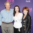 Clint Eastwood, Francesca Eastwood et Frances Fisher à la première du film "M.F.A." à Los Angeles, le 2 octobre 2017