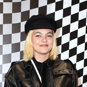 Exclusif - Louane Emera - Vernissage de l'exposition "Race Kit" par le photographe Mathieu César au concept store Montaigne Market à Paris, France, le 25 septembre 2018. © Giancarlo Gorassini/Bestimage