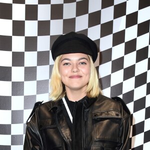 Exclusif - Louane Emera - Vernissage de l'exposition "Race Kit" par le photographe Mathieu César au concept store Montaigne Market à Paris, France, le 25 septembre 2018. © Giancarlo Gorassini/Bestimage