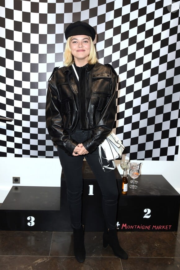 Exclusif - Louane Emera - Vernissage de l'exposition "Race Kit" par le photographe Mathieu César au concept store Montaigne Market à Paris, France, le 25 septembre 2018. © Giancarlo Gorassini/Bestimage