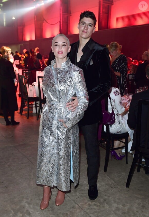 Rose McGowan et Rain Dove aux GQ Men of the Year Awards 2018 à Londres, le 5 septembre 208.