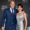 Zinedine Zidane et sa femme Véronique - Les célébrités arrivent à la cérémonie des Trophées Fifa 2018 au Royal Festival Hall à Londres, le 25 septembre 2018. © Cyril Moreau/Bestimage