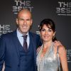 Zinedine Zidane et sa femme Véronique - Les célébrités arrivent à la cérémonie des Trophées Fifa 2018 au Royal Festival Hall à Londres, le 25 septembre 2018. © Cyril Moreau/Bestimage