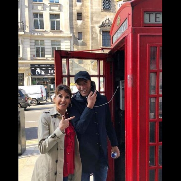 Zinédine Zidane avec sa femme Véronique à Londres le 26 septembre 2018.