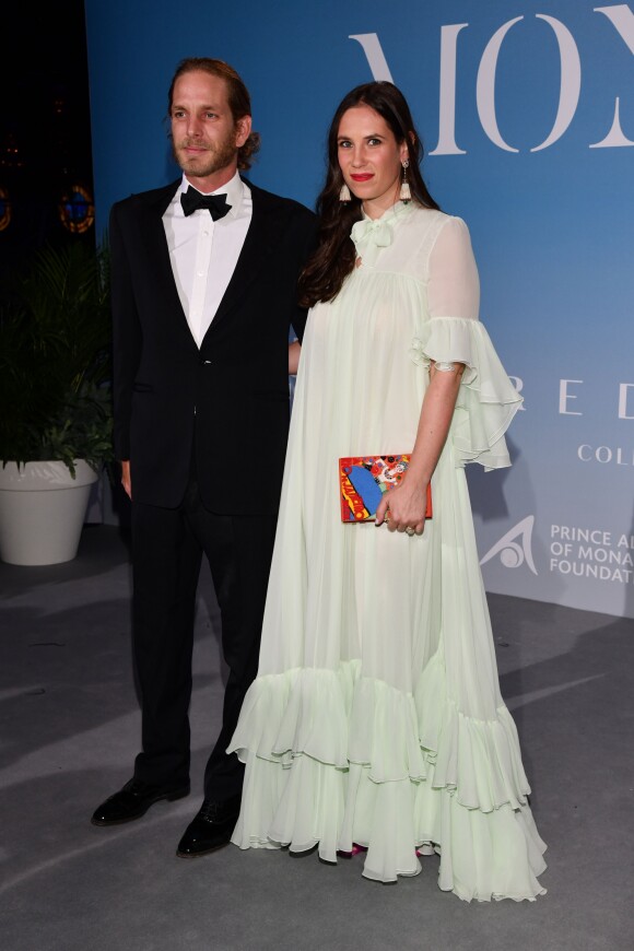 Andrea Casiraghi et sa femme Tatiana Santo Domingo lors de la 2ème édition du "Monte-Carlo Gala for the Global Ocean" à Opéra de Monte-Carlo à Monaco, le 26 septembre 2018. © Bruno Bébert/Bestimage