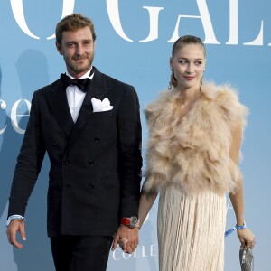 Pierre Casiraghi et sa femme Beatrice Borromeo lors de la 2ème édition du "Monte-Carlo Gala for the Global Ocean" à Opéra de Monte-Carlo à Monaco, le 26 septembre 2018. © Jean-François Ottonello/Nice Matin/Bestimage