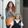 Exclusif - Marcia Cross et sa fille Eden Mahoney vont acheter une glace à Brentwood, le 11 octobre 2014.