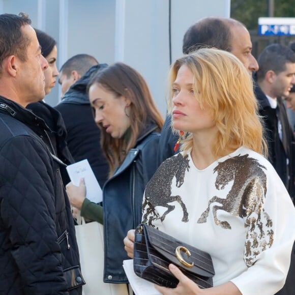 Mélanie Thierry - Défilé Chloé collection prêt-à-porter printemps-été 2019" à la Maison de la Radio lors de la Fashion Week de Paris, le 27 septembre 2018. © CVS / Veeren / Bestimage