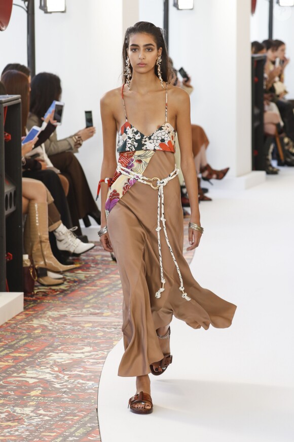 Défilé Chloé collection prêt-à-porter printemps-été 2019" à la Maison de la Radio lors de la Fashion Week de Paris, le 27 septembre 2018.