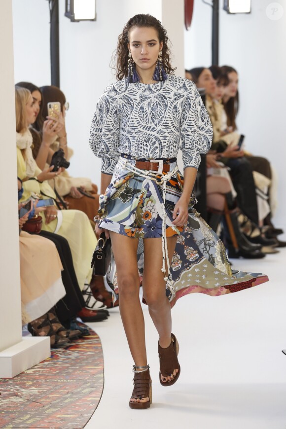 Défilé Chloé collection prêt-à-porter printemps-été 2019" à la Maison de la Radio lors de la Fashion Week de Paris, le 27 septembre 2018.