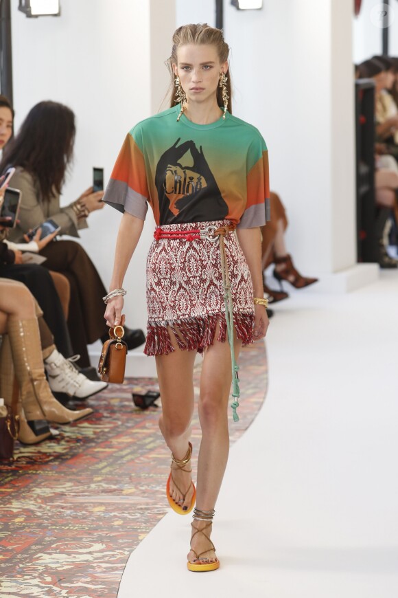 Défilé Chloé collection prêt-à-porter printemps-été 2019" à la Maison de la Radio lors de la Fashion Week de Paris, le 27 septembre 2018.