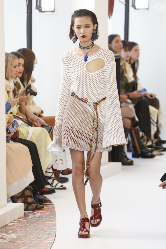 Défilé Chloé collection prêt-à-porter printemps-été 2019" à la Maison de la Radio lors de la Fashion Week de Paris, le 27 septembre 2018.