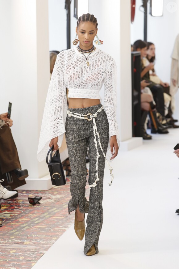 Défilé Chloé collection prêt-à-porter printemps-été 2019" à la Maison de la Radio lors de la Fashion Week de Paris, le 27 septembre 2018.