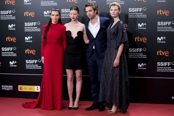 Juliette Binoche, Mia Goth, Robert Pattinson et Agata Buzek - Première du film "High Life" lors du 66ème Festival du Film de San Sebastian, Espagne, le 27 septembre 2018.