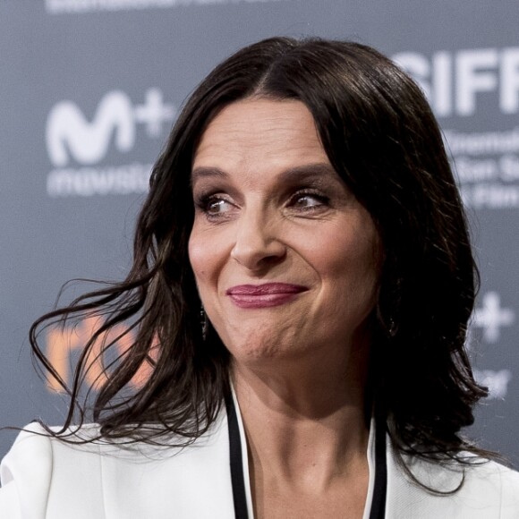 Juliette Binoche à la première de "Vision" au 66ème Festival du Film de Saint-Sébastien, le 26 septembre 2018.