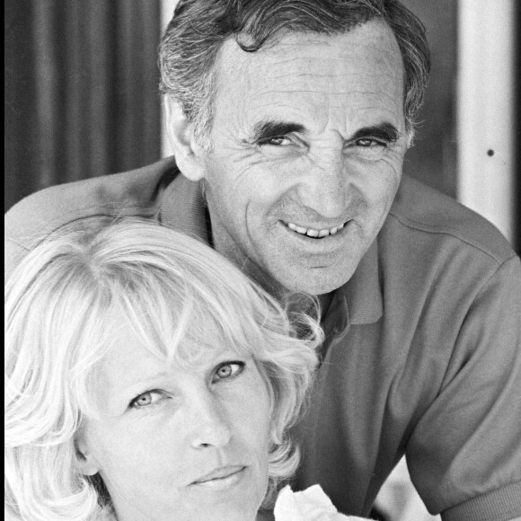 Charles Aznavour et sa femme Ulla en 1982