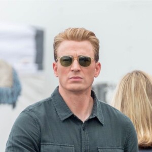 Exclusif - Chris Evans - Tournage du film "Avengers 4" à Atlanta. Le 7 septembre 2018.