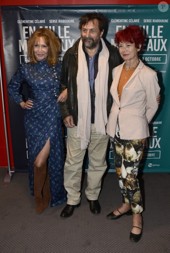 Clémentine Célarié, Serge Riaboukine - Avant-première du film "En Mille Morceaux" à Paris le 1er octobre 2018.
